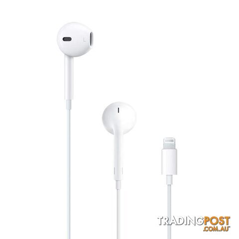 Apple EarPods with Lightning Connector for Iphone 7 , 7 Plus - White New - Apple - MMTN2ZM/A - 190198001733