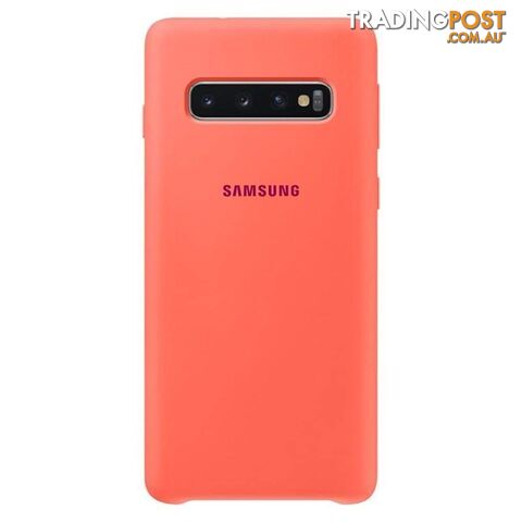 Samsung Silicone Cover suits Galaxy S10 (6.1") - Berry Pink - Samsung - EF-PG973THEGWW - 8801643640156