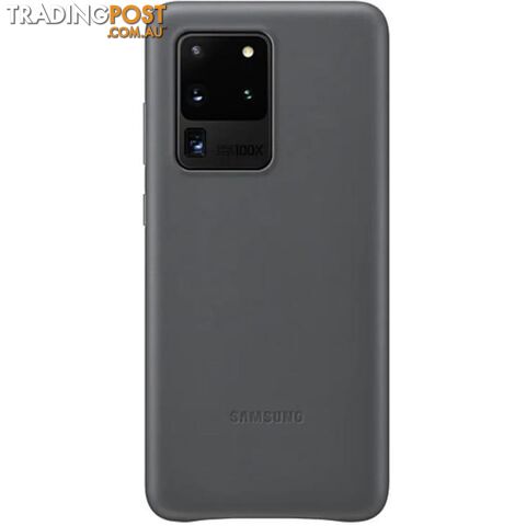 Samsung Galaxy S20 Ultra Leather Cover - Grey - Samsung - EF-VG988LJEGWW - 8806090283925