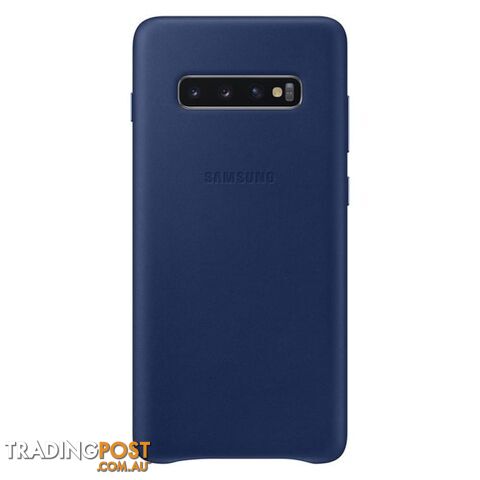 Samsung Leather Cover suits Galaxy S10+ (6.4") - Navy - Samsung - EF-VG975LNEGWW - 8801643644437