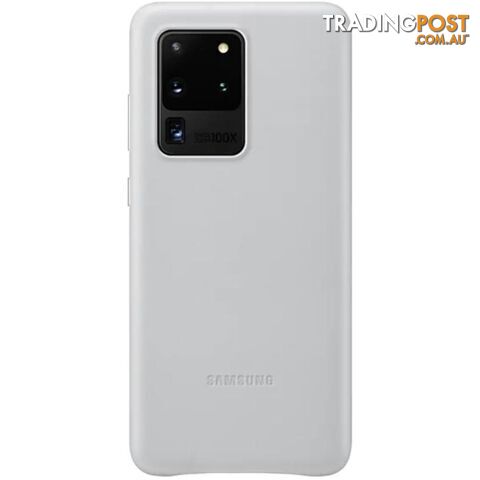 Samsung Galaxy S20 Ultra Leather Cover - Silver - Samsung - EF-VG988LSEGWW - 8806090317873