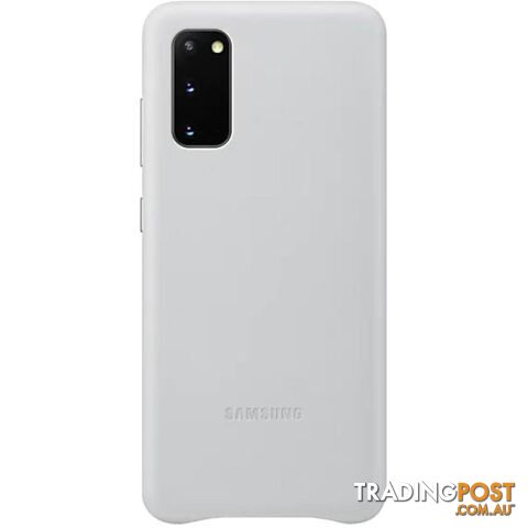 Samsung Galaxy S20 Leather Cover - Silver - Samsung - EF-VG980LSEGWW - 8806090317644