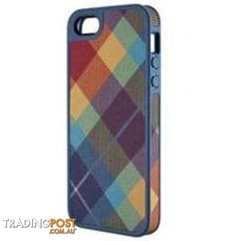 Speck FabShell for iPhone SE/5/5S Case - MegaPlaid Spectrum New - Samsung - SPK-A0760 - 875912019651