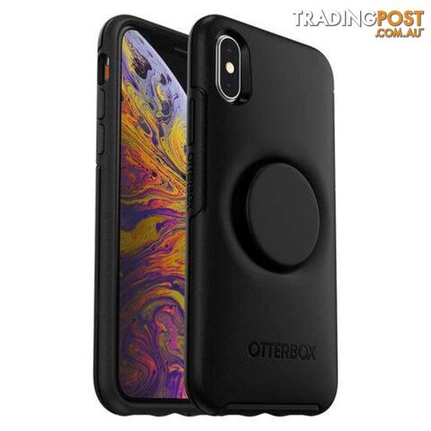 OtterBox Otter + Pop Symmetry Case suits iPhone X/Xs - Black - OtterBox - 77-61652 - 660543495888