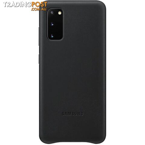 Samsung Galaxy S20 Leather Cover - Black - Samsung - EF-VG980LBEGWW - 8806090227448