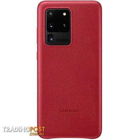 Samsung Galaxy S20 Ultra Leather Cover - Red - Samsung - EF-VG988LREGWW - 8806090227257