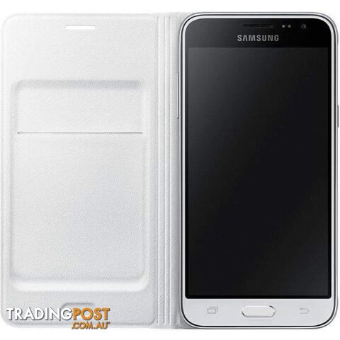 Samsung Galaxy J3 6 Flip Wallet - White - Samsung - EF-WJ320PWEGWW - 8806088196060