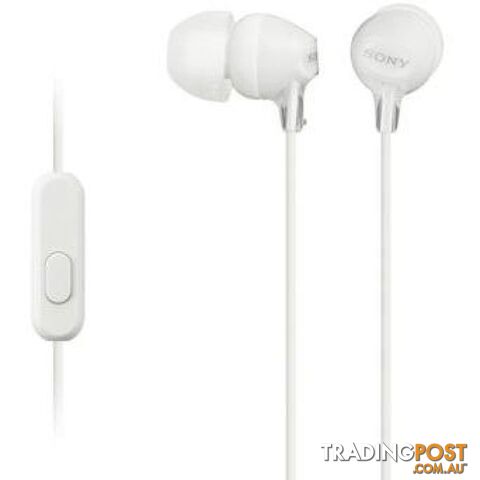 Sony EX Monitor Headphones - White - Sony - MDREX15APW - 027242868670