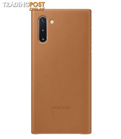 Samsung Galaxy Note 10 Leather Cover - Brown - Samsung - EF-VN970LAEGWW - 8806090027741