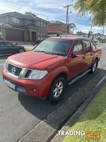 2012 Nissan Navara D40 4X4 Ute Automatic