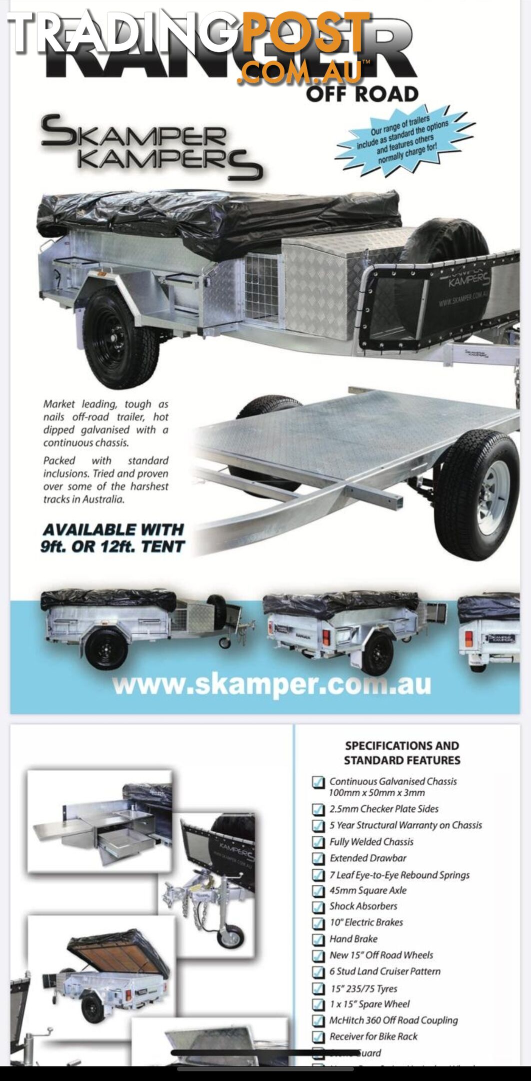 SKAMPER KAMPER RANGER 2017