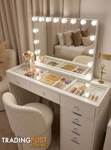 Dressing Table Vanity with Mirror