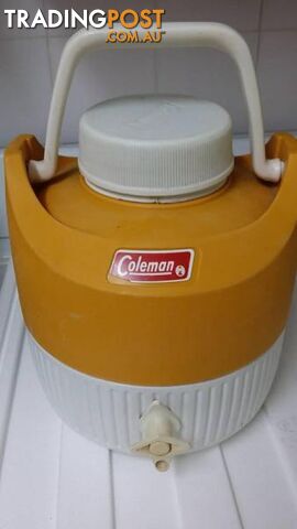 Vintage coleman water cooler jug