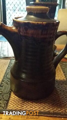 retro Pottery coffee jug