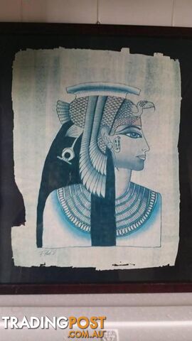 5 Egyptian framed prints