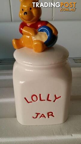 lolly jar with teddy bear lid