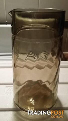 grey glass jug