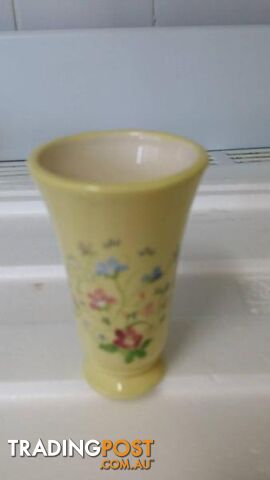 cute small decorative yellow vase