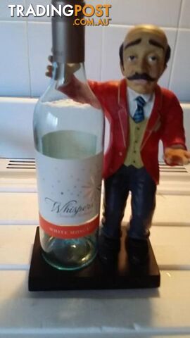 italian waiter wine bottler holder