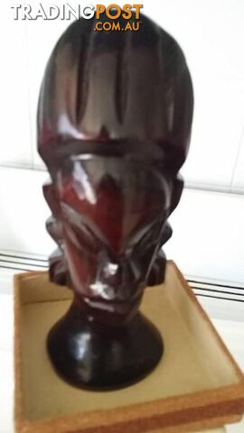 dark wooden statue