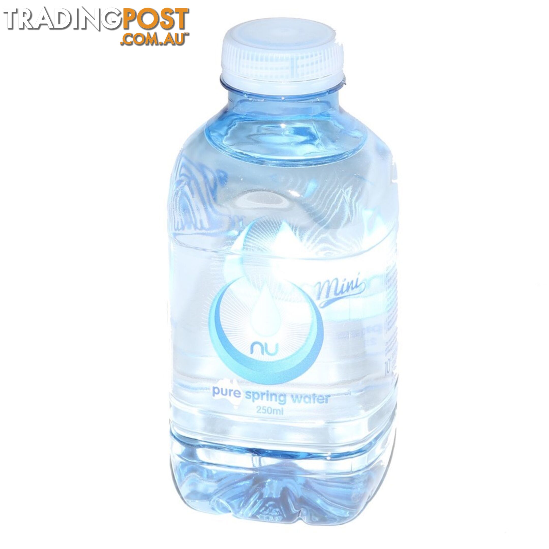 280 x NU Mini Pure Spring Water 250mL Bottles. Best Before: 03/2025.