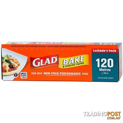 2 x GLAD Products, inc. 1 x Cling Wrap 300m x 33cm & 1 x Cooking Paper 120m