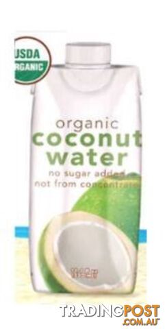 Assorted Coconut Water Cartons, Incl: 15 x SIGNATURE Organic Coconut Water