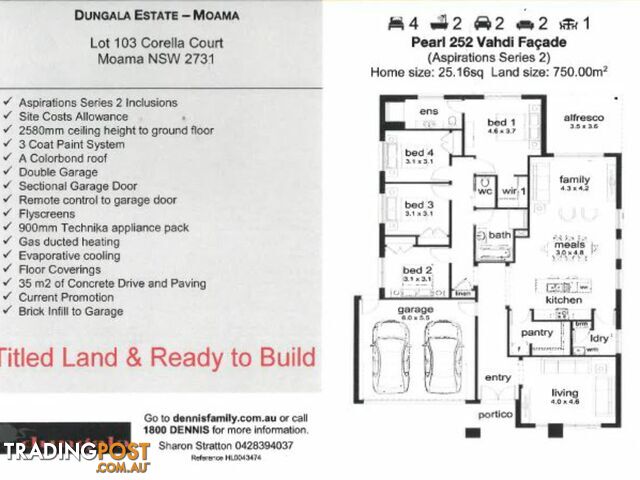 Lot 103 Corella Court Dungala Estate MOAMA NSW 2731