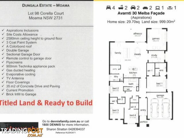 Lot 98 Corella Court MOAMA NSW 2731