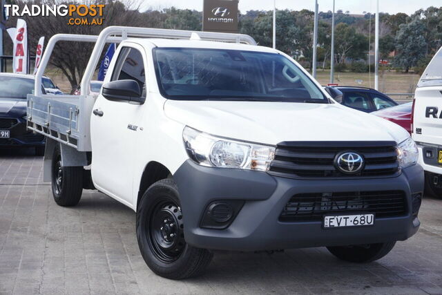 2022 TOYOTA HILUX WORKMATE 4X2 TGN121R CAB CHASSIS