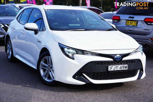 2020 TOYOTA COROLLA ASCENT SPORT E-CVT HYBRID ZWE211R HATCHBACK