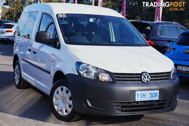 2011 VOLKSWAGEN CADDY TDI250 WAGON LIFE SWB DSG STARTLINE 2K MY12 WAGON