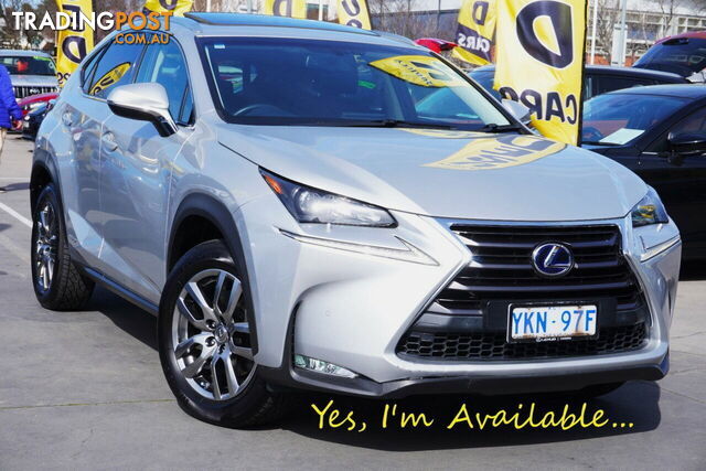 2015 LEXUS NX HYBRID NX300H E-CVT AWD LUXURY AYZ15R SUV