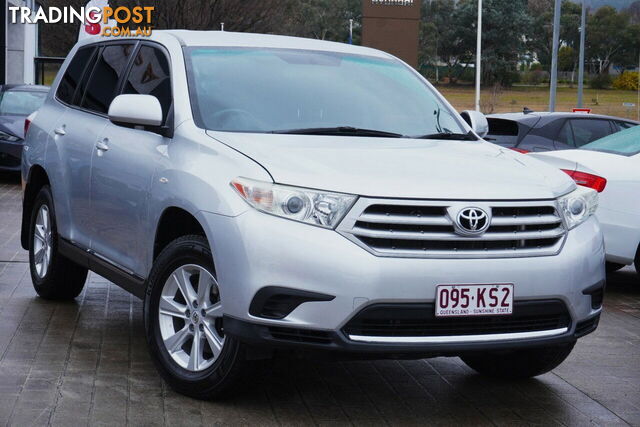 2013 TOYOTA KLUGER KX-R 2WD GSU40R SUV