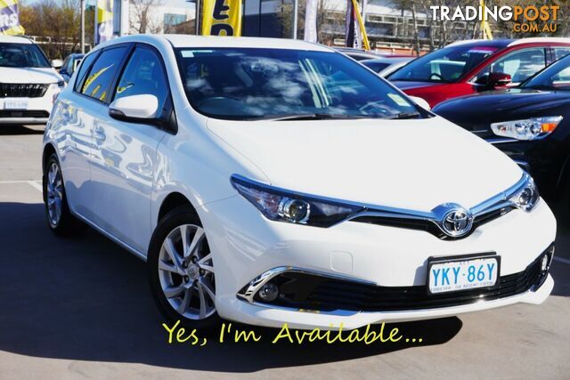 2016 TOYOTA COROLLA ASCENT SPORT S-CVT ZRE182R HATCHBACK