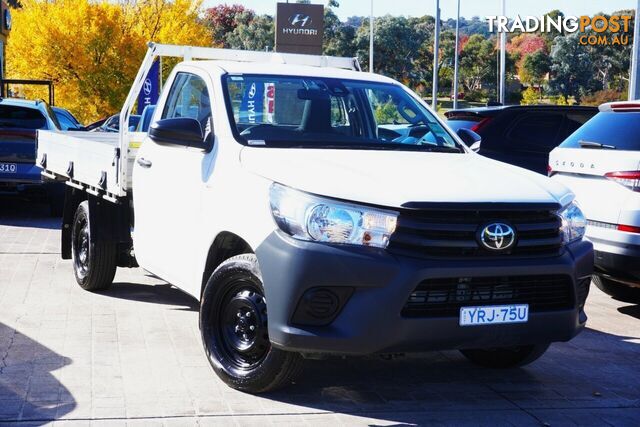 2021 TOYOTA HILUX WORKMATE 4X2 TGN121R CAB CHASSIS