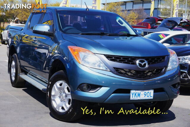 2014 MAZDA BT-50 XTR 4X2 HI-RIDER UP0YF1 UTILITY