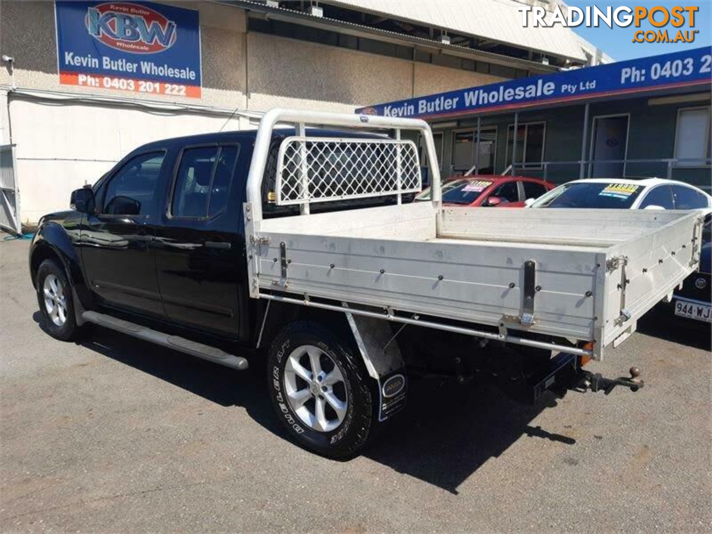 2013 Nissan Navara D40 MY12 ST (4x4) Black 6 Speed Manual Dual Cab Pick-up