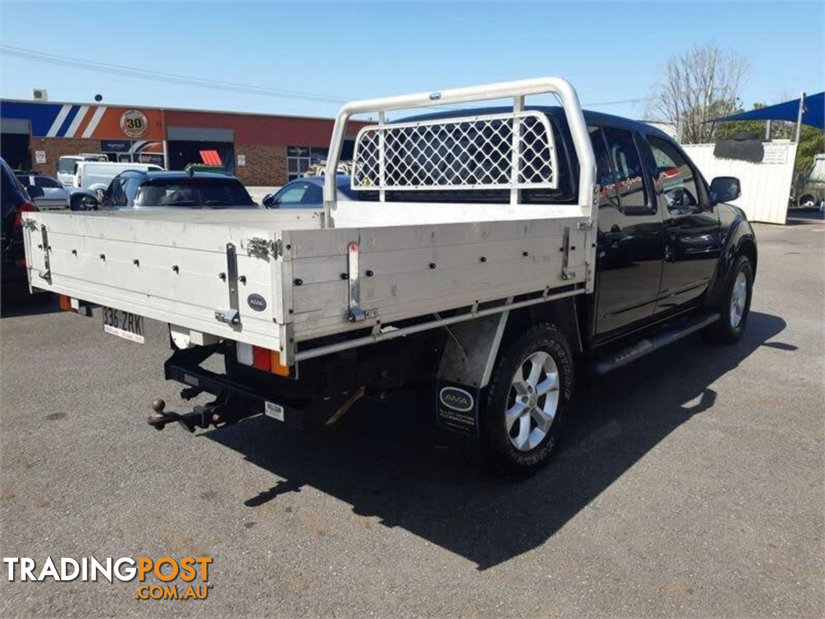 2013 Nissan Navara D40 MY12 ST (4x4) Black 6 Speed Manual Dual Cab Pick-up