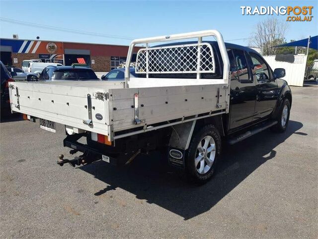 2013 Nissan Navara D40 MY12 ST (4x4) Black 6 Speed Manual Dual Cab Pick-up