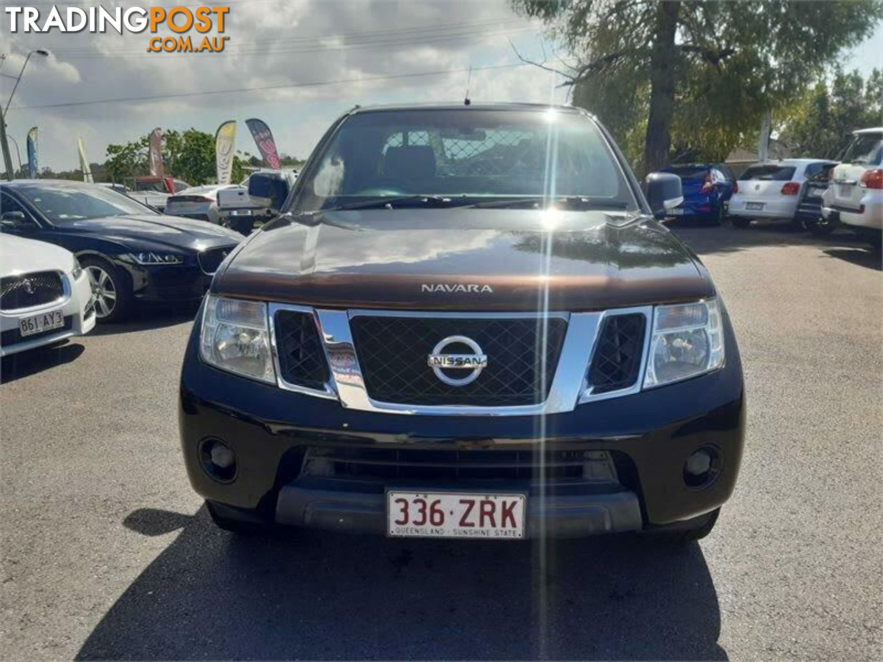 2013 Nissan Navara D40 MY12 ST (4x4) Black 6 Speed Manual Dual Cab Pick-up