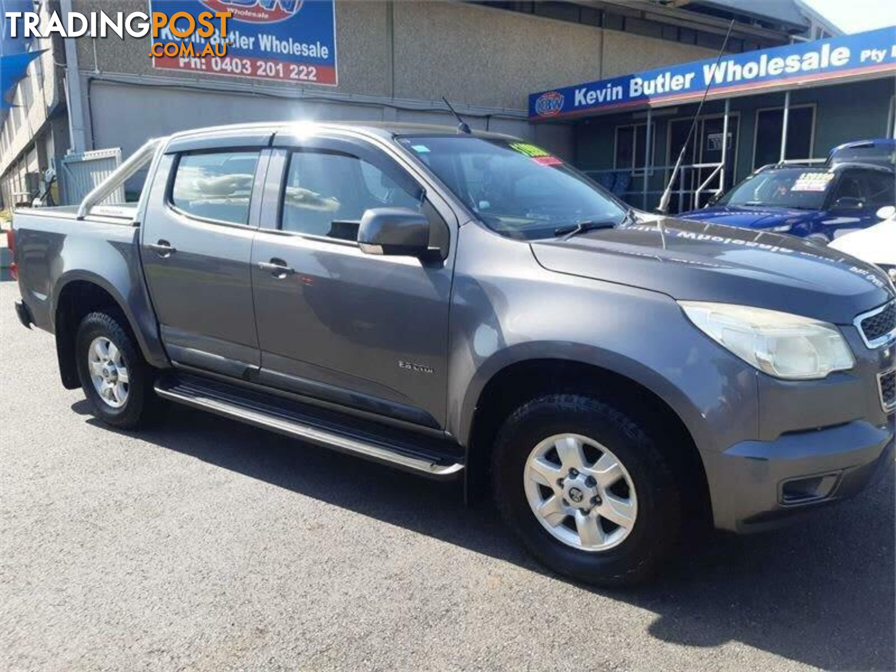 2012 Holden Colorado RG LT (4x4) Grey 6 Speed Automatic Crew Cab Pickup