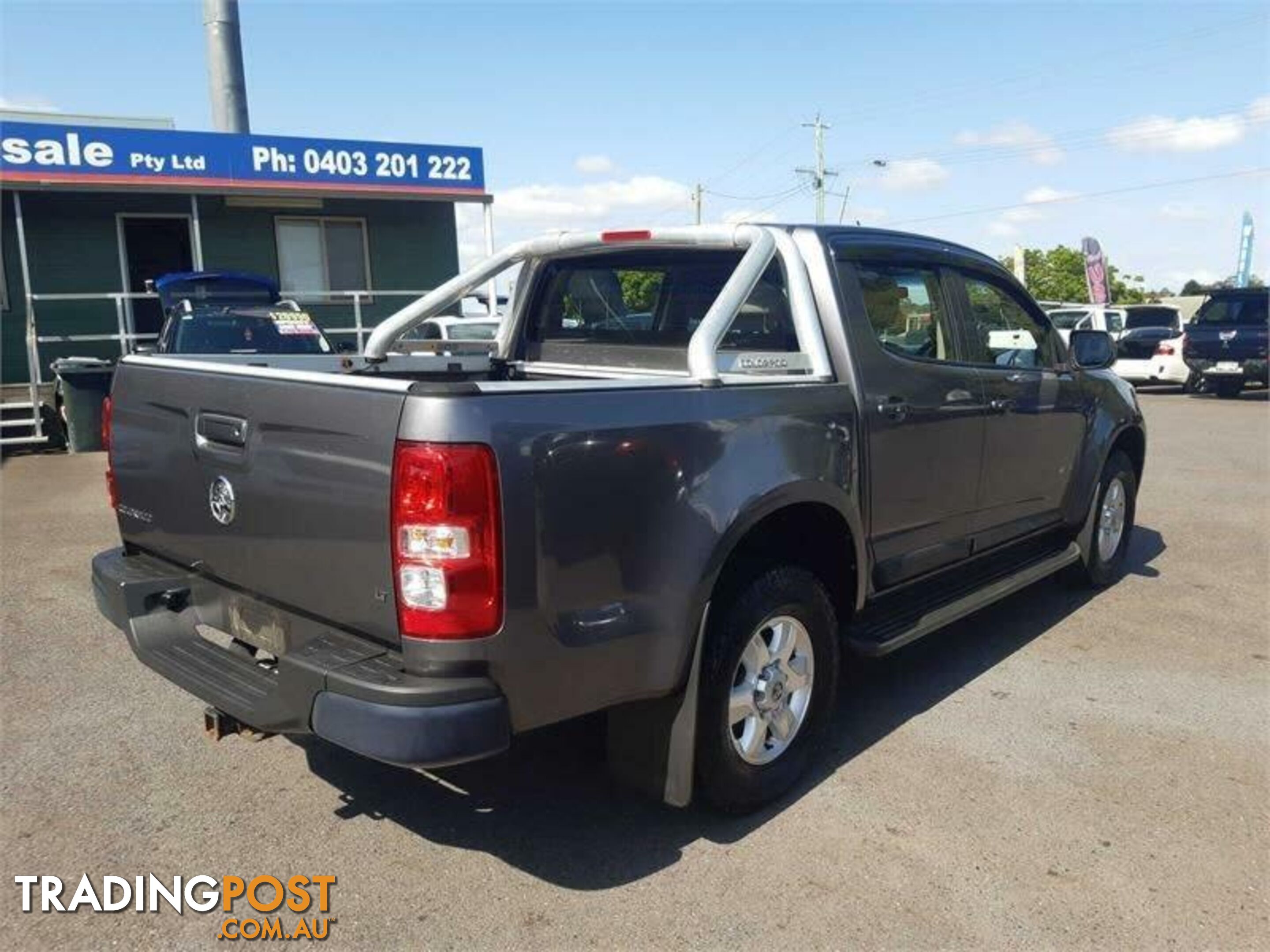 2012 Holden Colorado RG LT (4x4) Grey 6 Speed Automatic Crew Cab Pickup