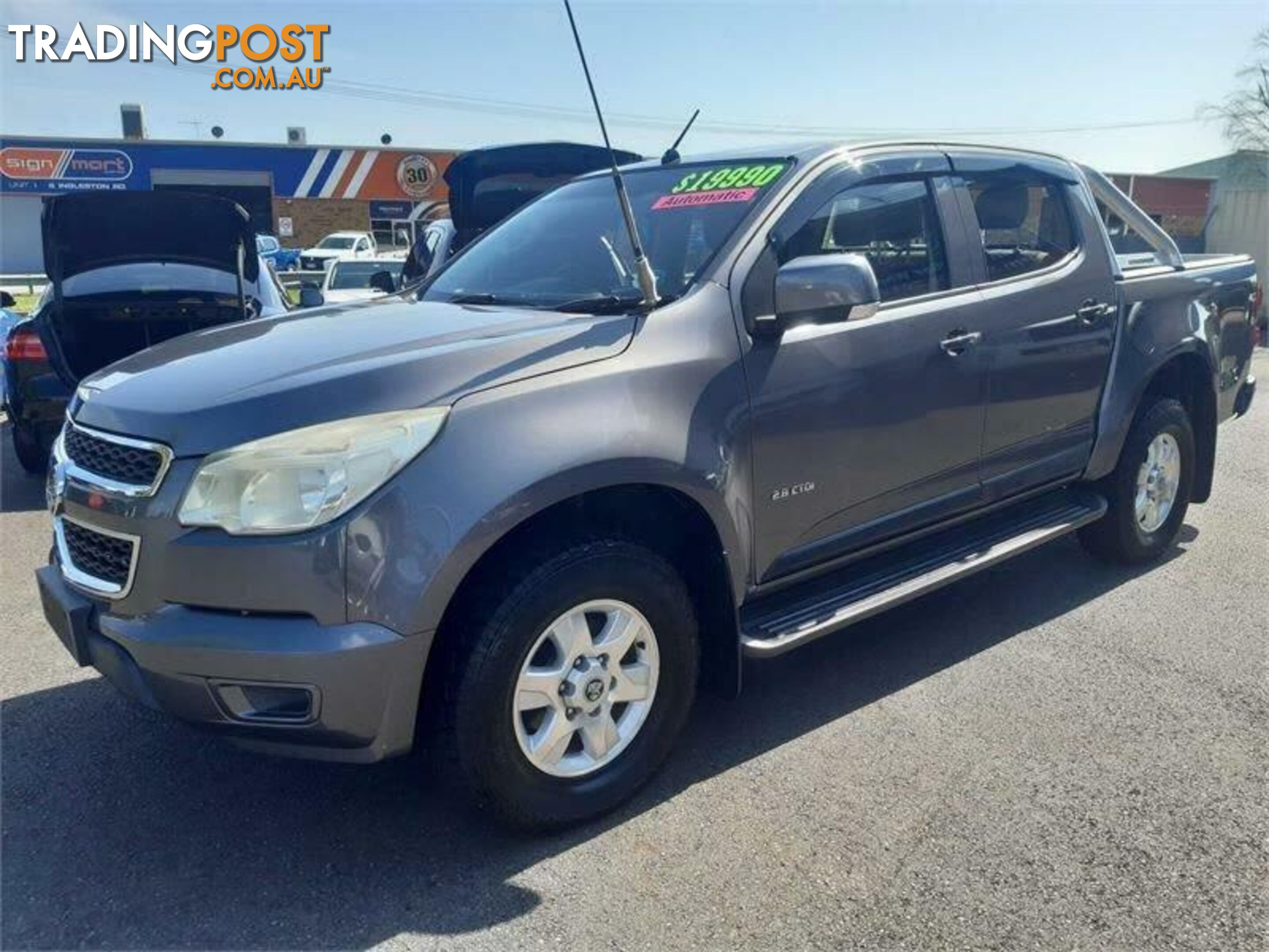 2012 Holden Colorado RG LT (4x4) Grey 6 Speed Automatic Crew Cab Pickup