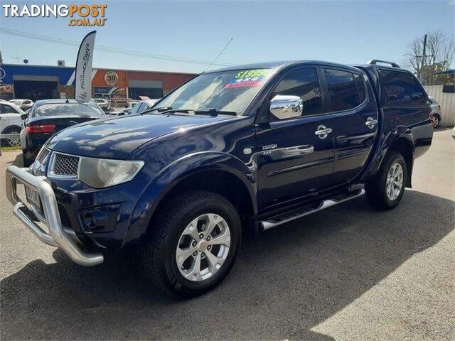 2012 Mitsubishi Triton MN MY12 GLX-R (4x4) Blue 5 Speed Automatic 4x4 Double Cab Utility