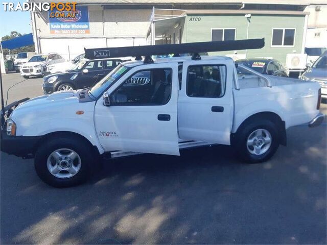 2013 Nissan Navara D22 Series 5 ST-R (4x4) White 5 Speed Manual Dual Cab Pick-up