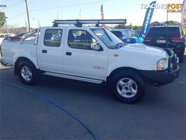 2013 Nissan Navara D22 Series 5 ST-R (4x4) White 5 Speed Manual Dual Cab Pick-up