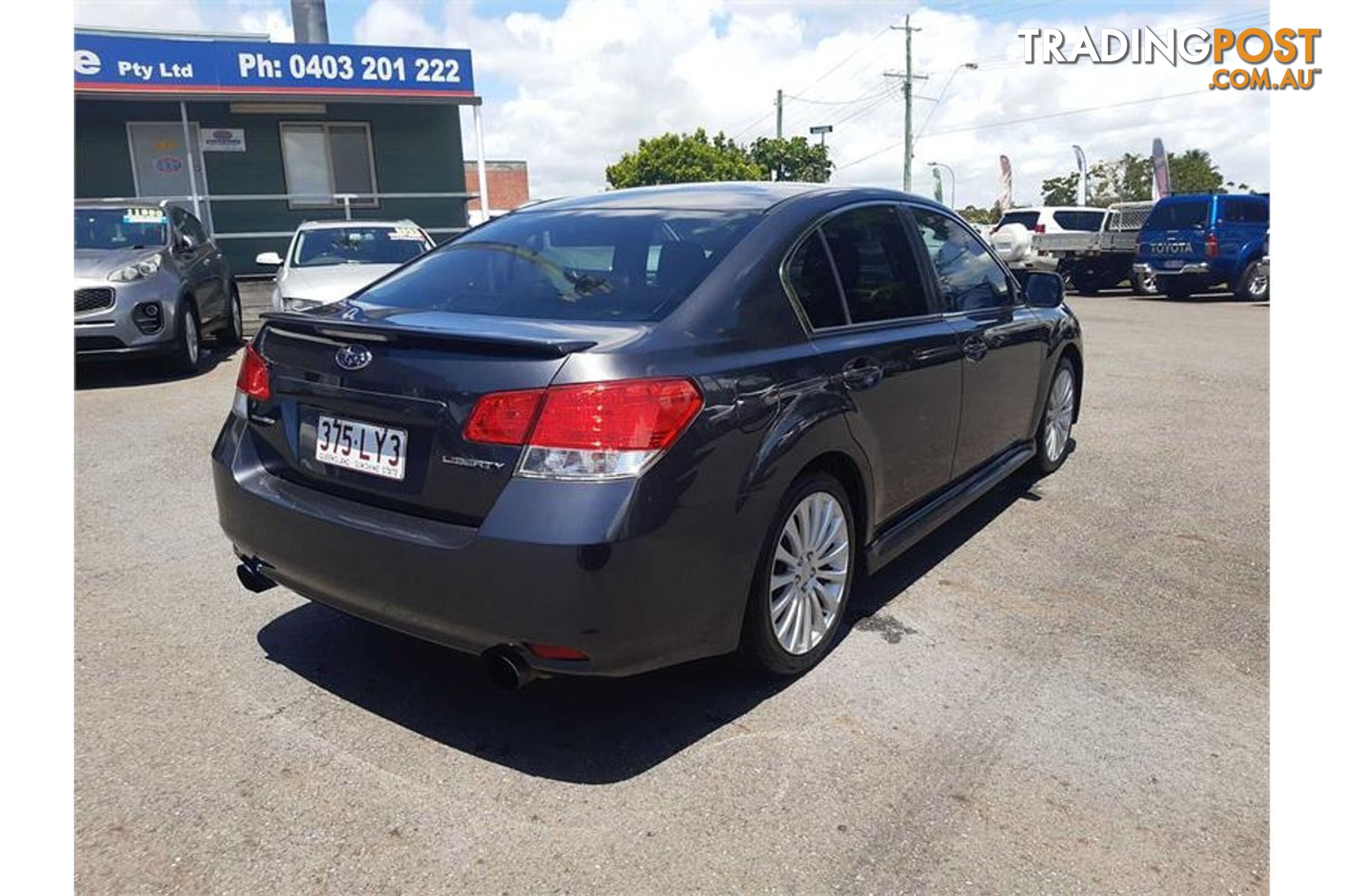 2010 SUBARU LIBERTY 2.5I GT PREMIUM MY10 4D SEDAN