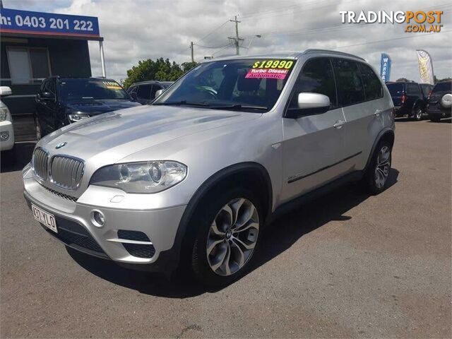 2012 BMW X5 E70 MY10 xDrive 40d Sport Silver, Chrome 8 Speed Automatic Sequential Wagon