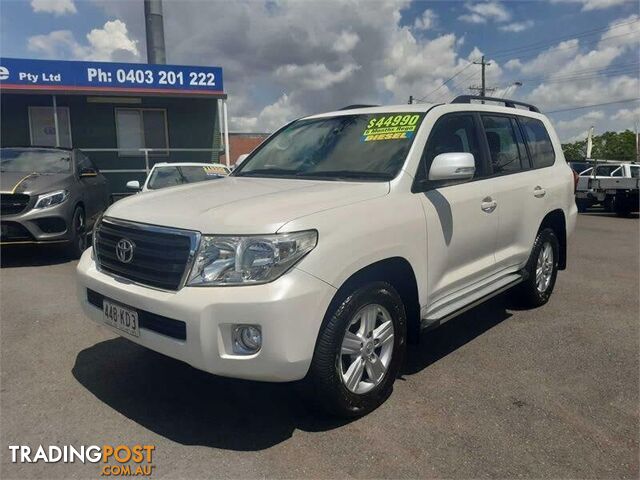 2012 Toyota Landcruiser VDJ200R MY12 Altitude (4x4) White 6 Speed Automatic Wagon